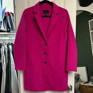 Banana Republic Fuchsia Trench Coat